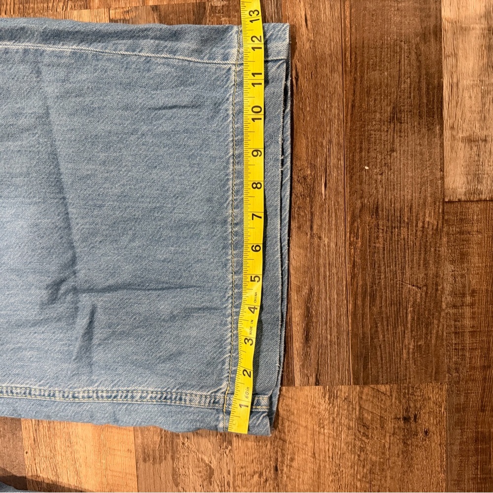 Pilcro Light Blue Wide Leg Flare Jeans - Picture 10 of 10